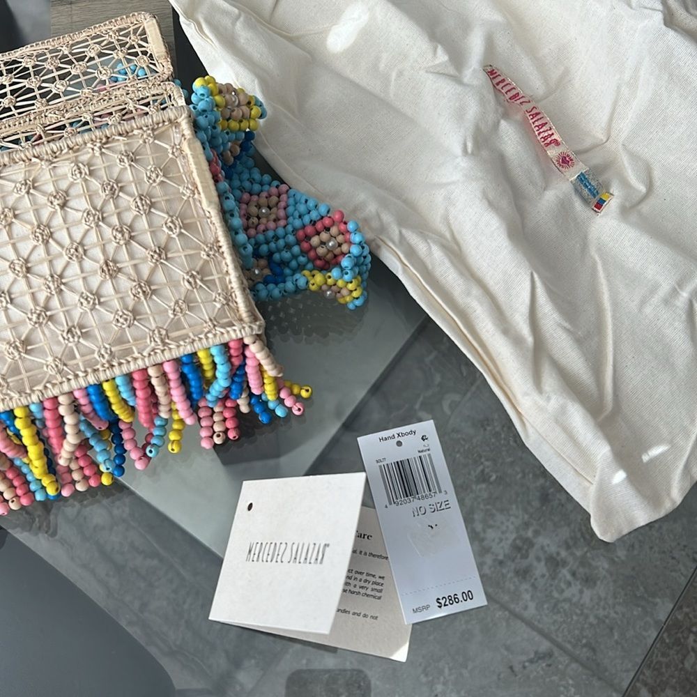 Mercedes Salazar Revolve* I Want To Hold Your Hand Crossbody Bag, NWT - Picture 9 of 14